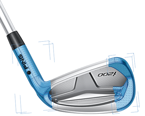 PING i200 #5-PW(6本セット) 　DG S200\nライ角：白