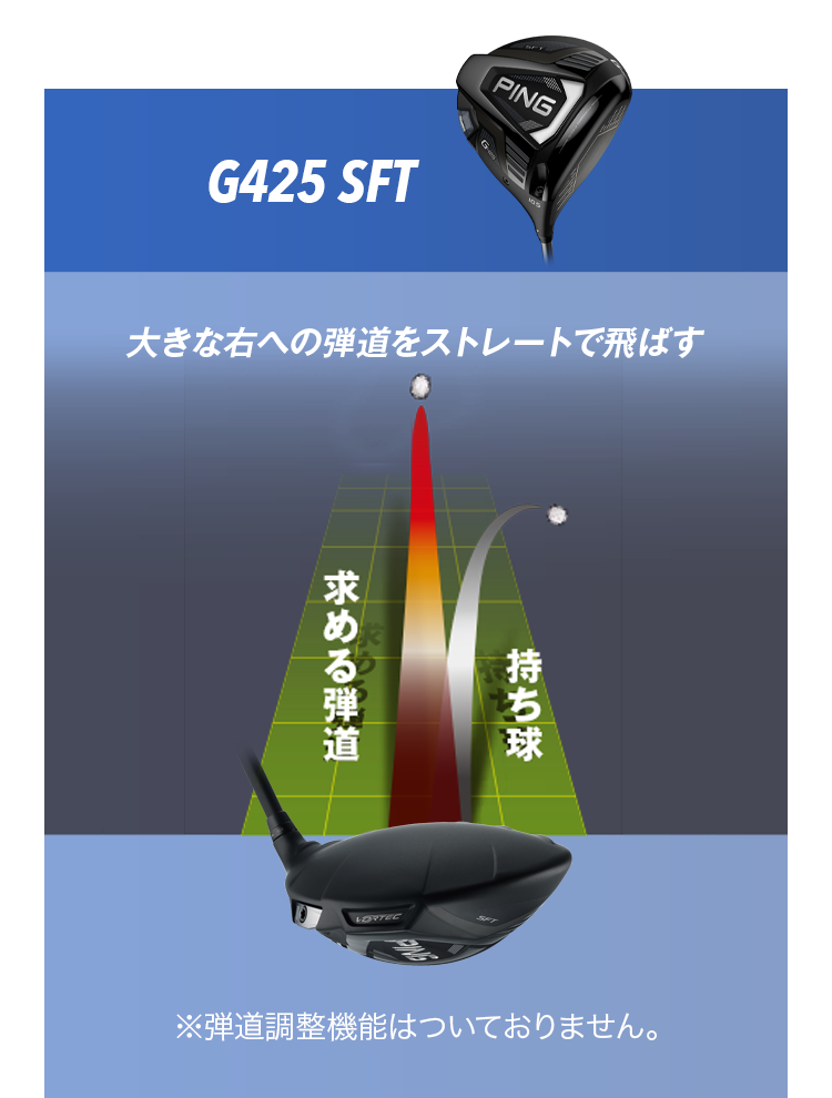 PING G425 SFT ドライバー